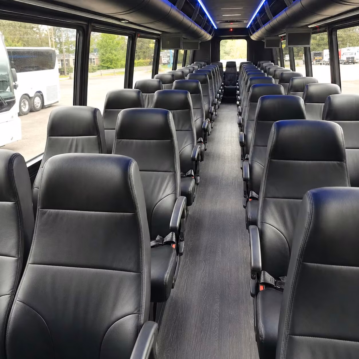 25 passenger minibus interior
