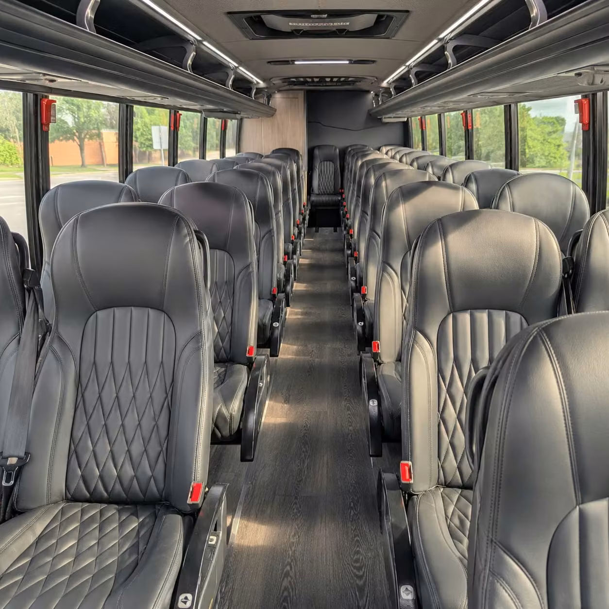 28 passenger minibus inside