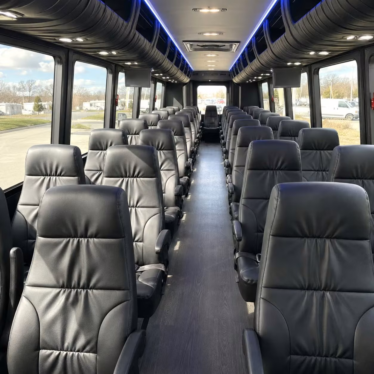 30 passenger minibus inside