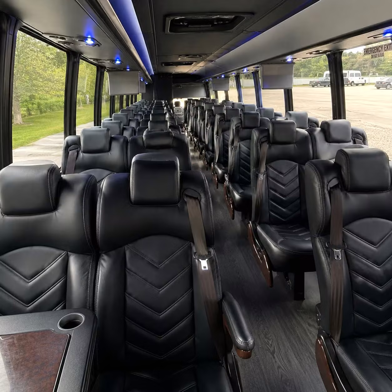 30 passenger minibus interior