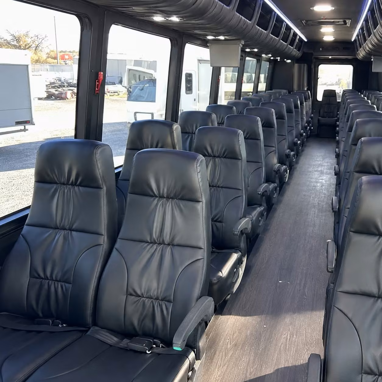 35 passenger minibus inside