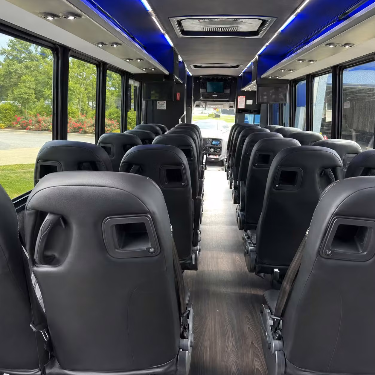 35 passenger minibus interior