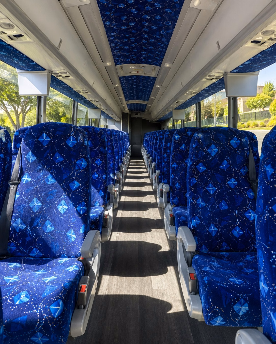 lubbock charter bus interior