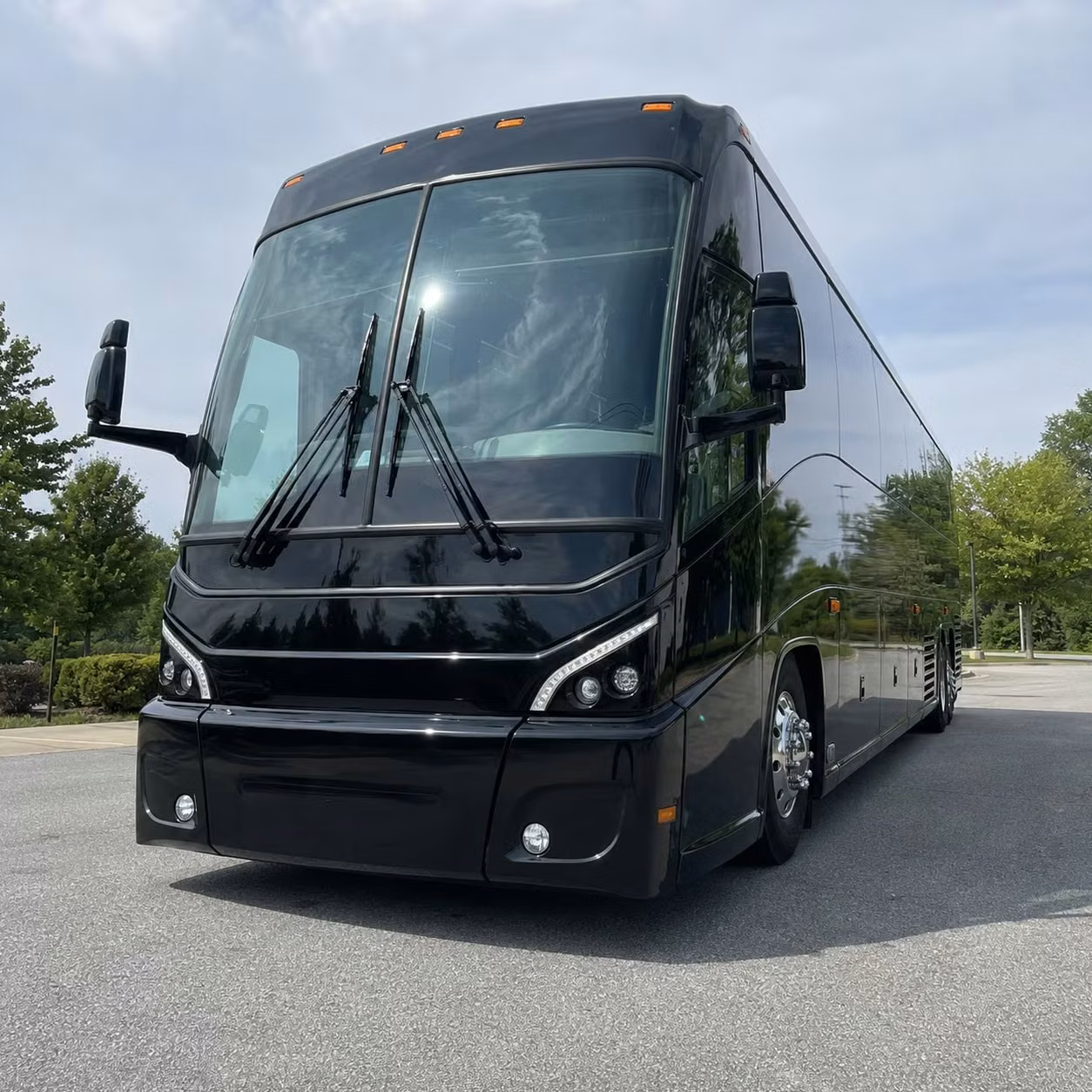 lubbock charter bus rental exterior