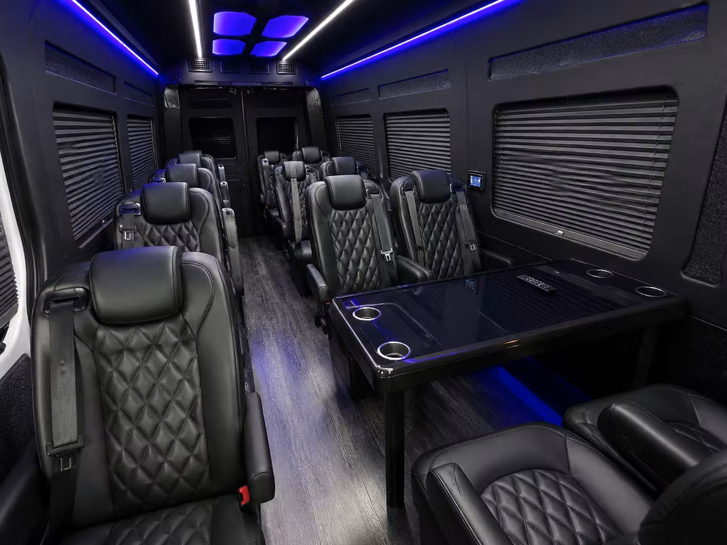 sprinter van with driver interior